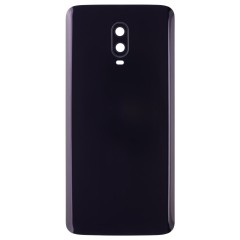 Задняя крышка для OnePlus 6T (черный глянец) (в сборе со стеклом камеры)