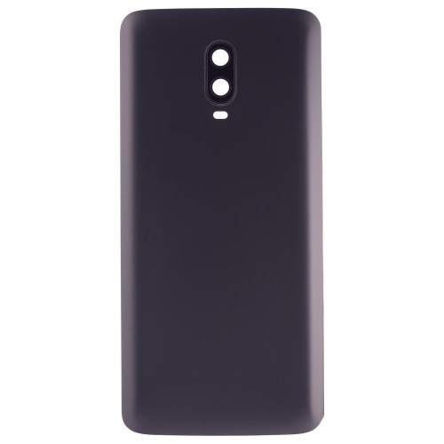 Задняя крышка для OnePlus 6T (черный матовый) (в сборе со стеклом камеры)