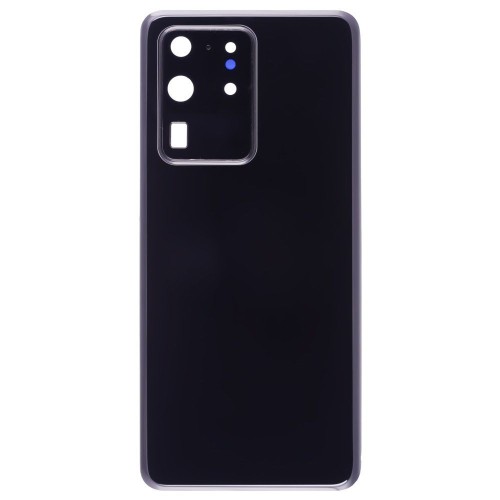 Задняя крышка для Samsung G988 Galaxy S20 Ultra (черный) (в сборе со стеклом камеры)