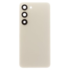 Задняя крышка для Samsung S911 Galaxy S23 (белый) (в сборе со стеклом камеры) (ORIG100)