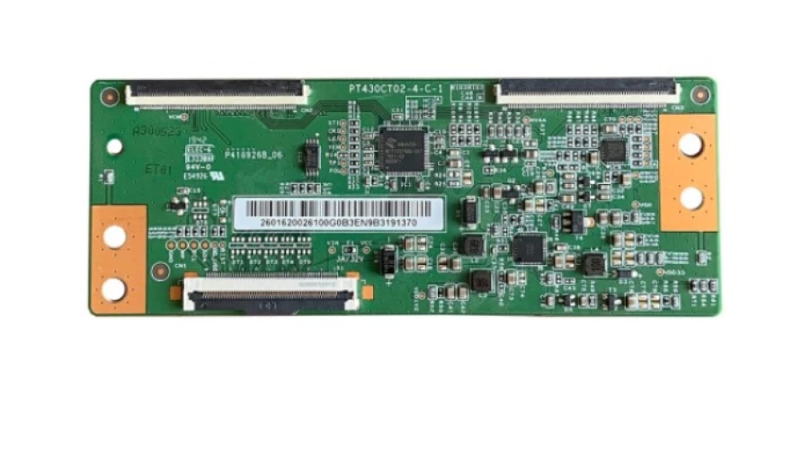 Плата T-Con PT430CT02-4-C-1, для телевизора DEXP 43F8000Q пластиковый разъем