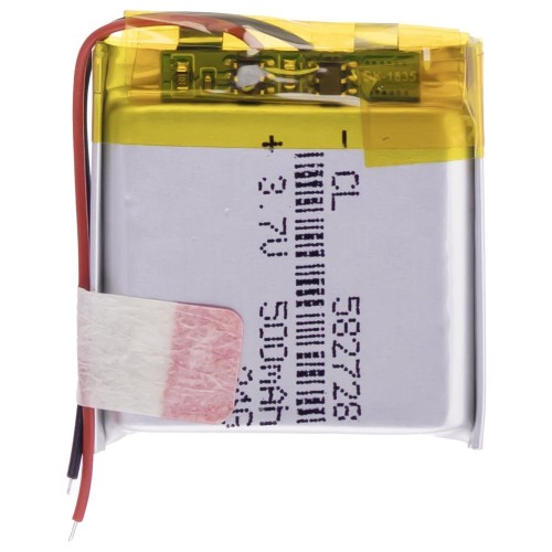 Аккумулятор универсальный 500 mAh (5.8*27*28 mm) (582728P)