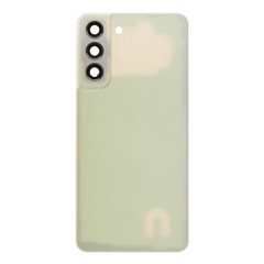 Задняя крышка для Samsung G990 Galaxy S21 FE (белый) (в сборе со стеклом камеры)