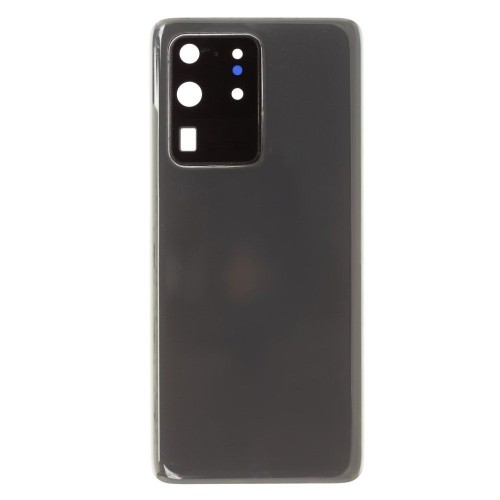 Задняя крышка для Samsung G988 Galaxy S20 Ultra (серый) (в сборе со стеклом камеры) (ORIG100)