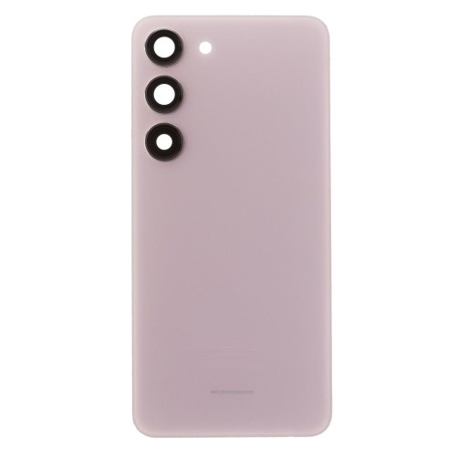 Задняя крышка для Samsung S911 Galaxy S23 (розовый) (в сборе со стеклом камеры) (ORIG100)
