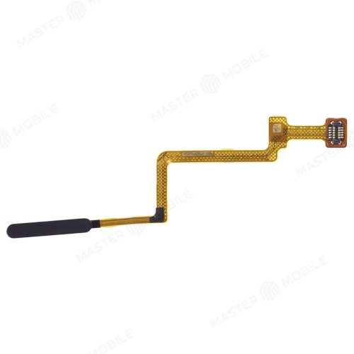 Шлейф для Xiaomi Mi 10T 5G (M2007J3SY) / Mi 10T Pro 5G (M2007J3SG) с комп. + сканер отпечатка пальца (черный)