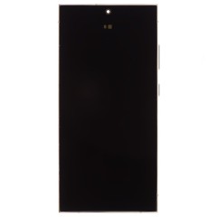 Дисплей для Samsung S928 Galaxy S24 Ultra + тачскрин (золотистый) (в рамке) (ORIG100) (возможен дефект ЛКП)