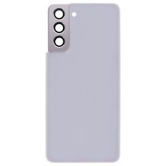 Задняя крышка для Samsung G991 Galaxy S21 (белый) (в сборе со стеклом камеры)