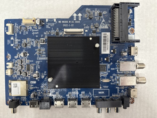 Материнская плата, MB-M6886-W-DS-0069 HYUNDAI H-LED50BU7008 МАТРИЦА НЕИЗВЕСТНА