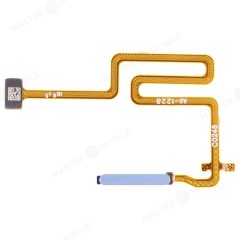 Шлейф для Realme 9i (RMX3491) с комп. + сканер отпечатка пальца (синий)