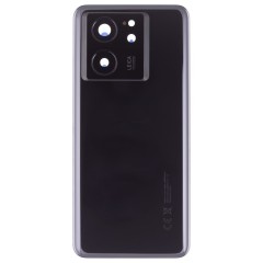 Задняя крышка для Xiaomi 13T Pro (23078PND5G) (черный) (в сборе со стеклом камеры) (ORIG100)