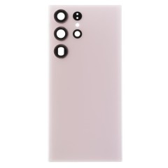 Задняя крышка для Samsung S918 Galaxy S23 Ultra (розовый) (в сборе со стеклом камеры) (ORIG100)