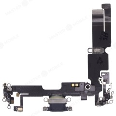 Шлейф для Apple iPhone 14 Plus с комп. + разъем зарядки + микрофон (черный) (ORIG100)
