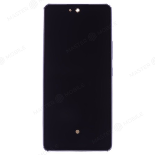 Дисплей для Samsung A536 Galaxy A53 5G + тачскрин (голубой) (в рамке) (ORIG100) (SP)