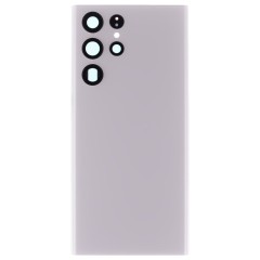 Задняя крышка для Samsung S908 Galaxy S22 Ultra (белый) (в сборе со стеклом камеры) (ORIG100)