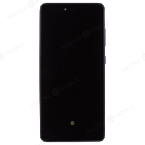 Дисплей для Samsung A525 Galaxy A52 / A526 Galaxy A52 5G / A528 Galaxy A52s + тачскрин (черный) (в рамке) (ORIG100) (SP)