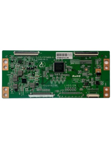 Плата T-Con ST675AB5B-V1.1, для телевизора Polaroid PL65UHDOS
