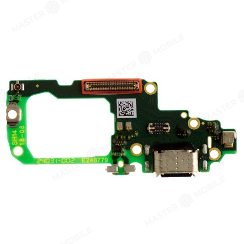 Нижняя плата для OPPO Reno 10 5G (CPH2531) с комп. + разъем зарядки + микрофон (ORIG100)