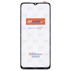 Стекло модуля для Infinix Hot 30i (X669) / Smart 7 Plus (X6517) / Tecno Pop 7 (BF6) / Itel S23 (S665LN) (черный) + OCA (черный) (Musttby)