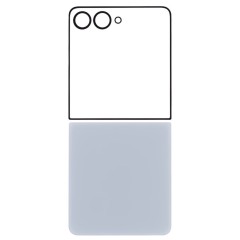Задняя крышка для Samsung F766 Galaxy Z Flip 7 (голубой) (комплект)
