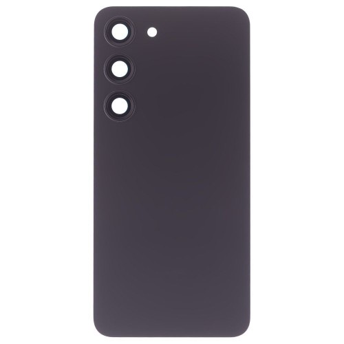 Задняя крышка для Samsung S911 Galaxy S23 (черный) (в сборе со стеклом камеры) (ORIG100)