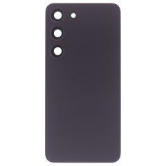 Задняя крышка для Samsung S911 Galaxy S23 (черный) (в сборе со стеклом камеры) (ORIG100)