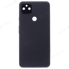 Задняя крышка для Google Pixel 5A 5G (G1F8F/G4S1M) (черный) (в сборе со стеклом камеры)