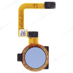 Шлейф для Realme C21Y (RMX3261/RMX3263) с комп. + сканер отпечатка пальца (голубой)