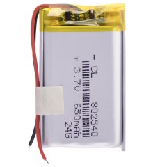 Аккумулятор универсальный 800 mAh (8*25*40 mm) (802540P)