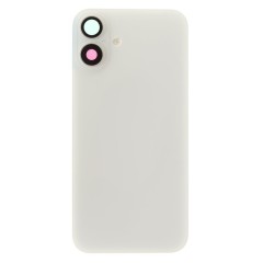 Задняя крышка для Apple iPhone 16 Plus (белый) (в сборе со стеклом камеры и шлейфом) (Premium)