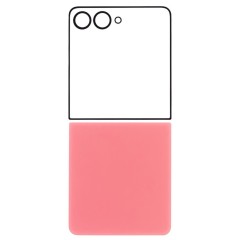 Задняя крышка для Samsung F766 Galaxy Z Flip 7 (розовый) (комплект)