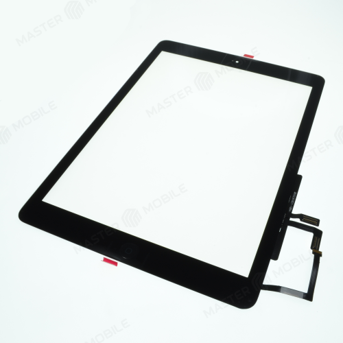 Тачскрин для Apple iPad Air (A1474/A1475/A1476) + кнопка Home (черный) (Premium)