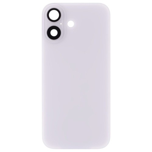 Задняя крышка для Apple iPhone 17 (SIM + eSIM) / iPhone 17 (eSIM) (белый) (в сборе со стеклом камеры) (Premium)