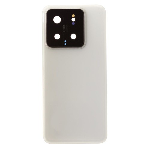 Задняя крышка для Xiaomi 14 (23127PN0CG) (белый) (в сборе со стеклом камеры) (ORIG100)