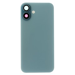 Задняя крышка для Apple iPhone 16 Plus (зеленый) (в сборе со стеклом камеры и шлейфом) (Premium)