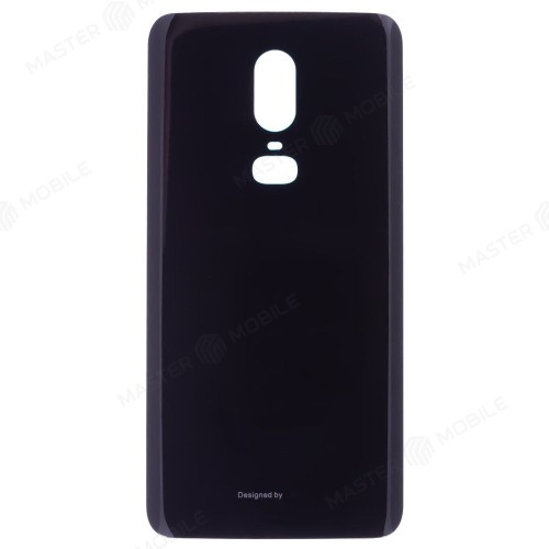 Задняя крышка для OnePlus 6 (черный глянец)