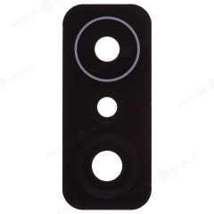 Стекло задней камеры для Xiaomi 11T (21081111RG) / 11T Pro (2107113SG) (без рамки) (черный)