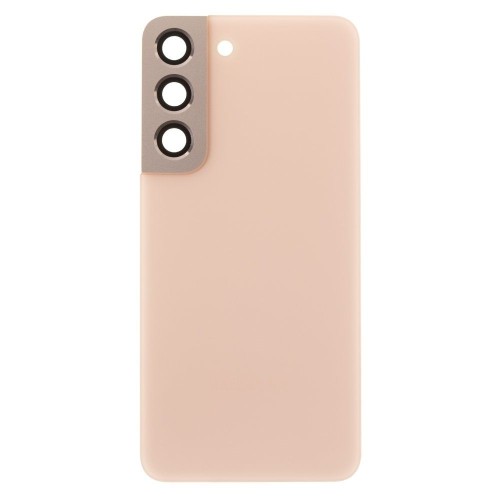 Задняя крышка для Samsung S901 Galaxy S22 (розовый) (в сборе со стеклом камеры)