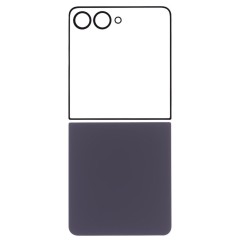 Задняя крышка для Samsung F766 Galaxy Z Flip 7 (черный) (комплект)