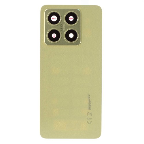 Задняя крышка для Xiaomi 14T (MZB0HU6RU) (зеленый) (в сборе со стеклом камеры) (ORIG100)