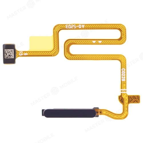 Шлейф для OPPO A55 4G (CPH2325) / A74 5G (CPH2197) с комп. + сканер отпечатка пальца (черный)