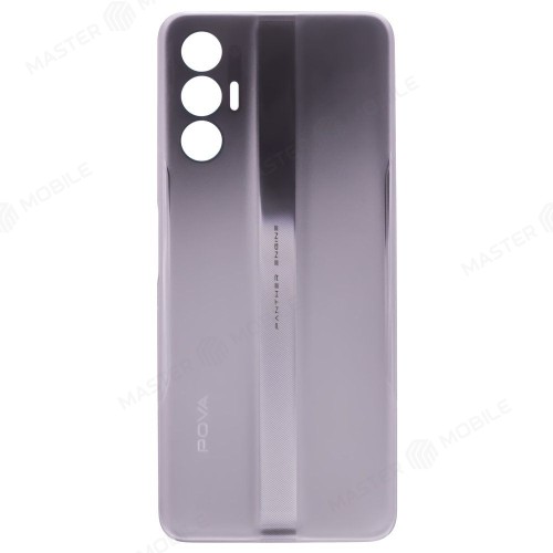 Задняя крышка для Tecno Pova 3 (LF7N) (серебристый)