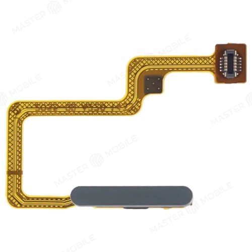 Шлейф для Xiaomi Poco F4 (22021211RG) с комп. + сканер отпечатка пальца (на кнопку включения) (зеленый)