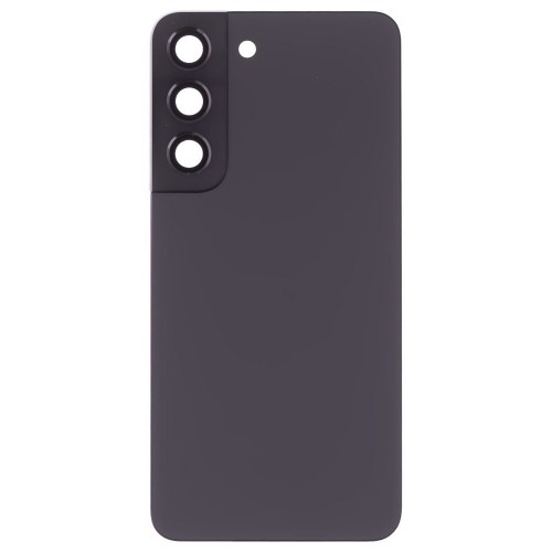Задняя крышка для Samsung S901 Galaxy S22 (черный) (в сборе со стеклом камеры)