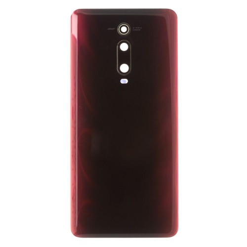 Задняя крышка для Xiaomi Mi 9T (M1903F10G) / Mi 9T Pro (M1903F11G) (красный) (в сборе со стеклом камеры) (ORIG100)
