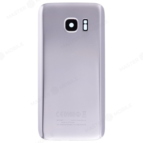Задняя крышка для Samsung G930 Galaxy S7 (серебристый) (в сборе со стеклом камеры)