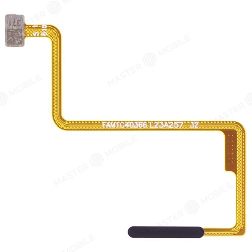 Шлейф для Realme 10 Pro 5G (RMX3661) с комп. + сканер отпечатка пальца (черный)