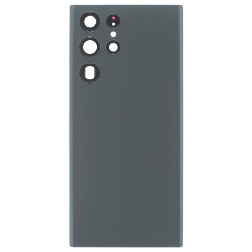 Задняя крышка для Samsung S908 Galaxy S22 Ultra (зеленый) (в сборе со стеклом камеры)