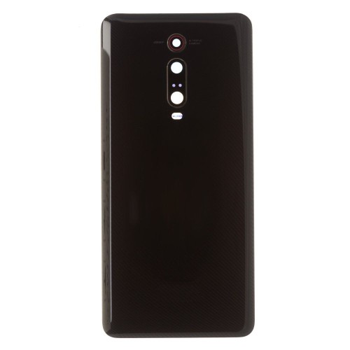 Задняя крышка для Xiaomi Mi 9T (M1903F10G) / Mi 9T Pro (M1903F11G) (черный) (в сборе со стеклом камеры) (ORIG100)