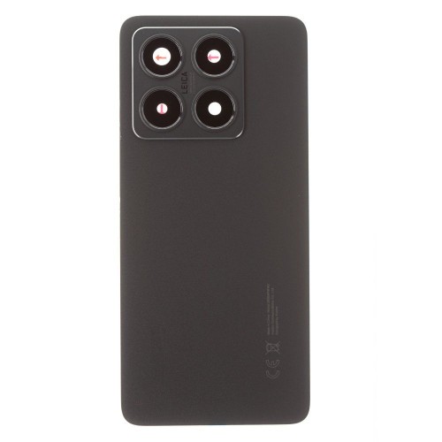 Задняя крышка для Xiaomi 14T (MZB0HU6RU) (черный) (в сборе со стеклом камеры) (ORIG100)
